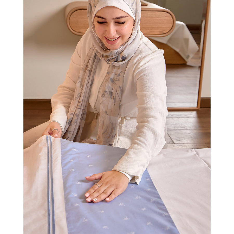 Light Blue Palm Upper sheet