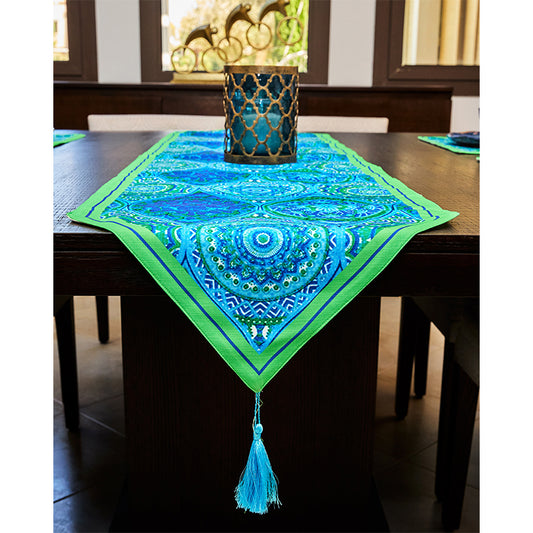 Green Table Runner