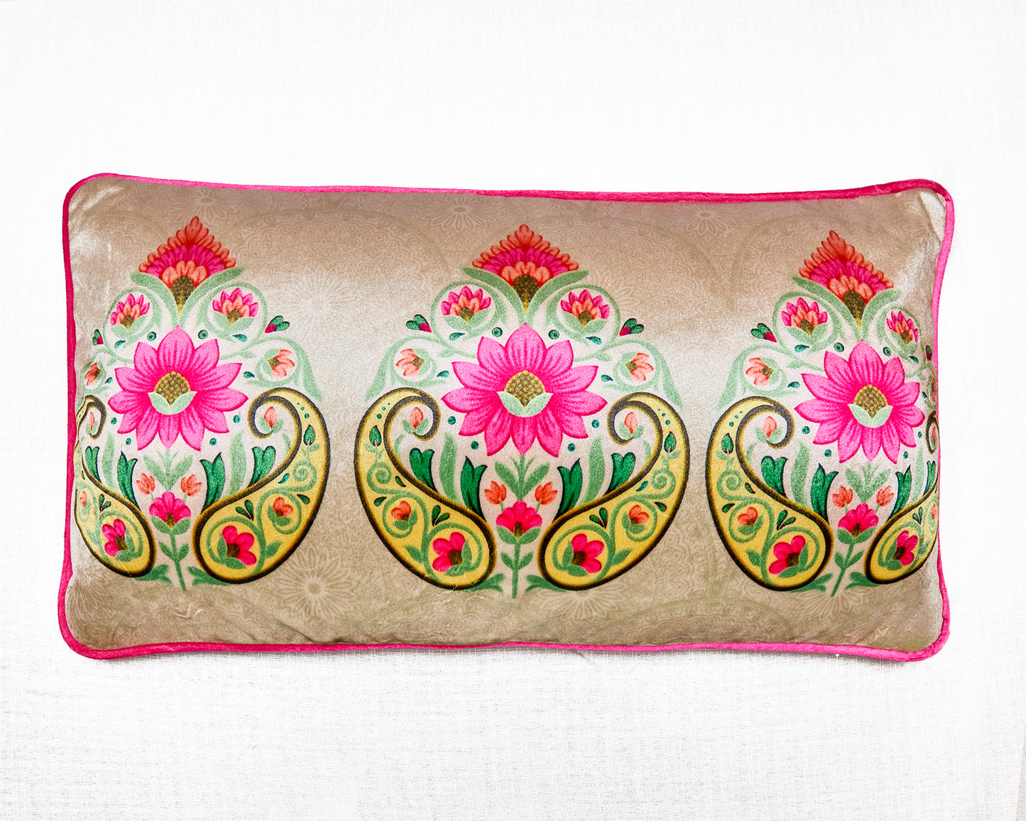 Pink Flower Cushion