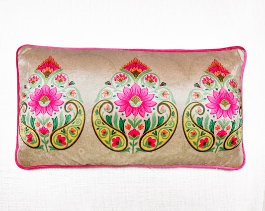 Pink Flower Cushion