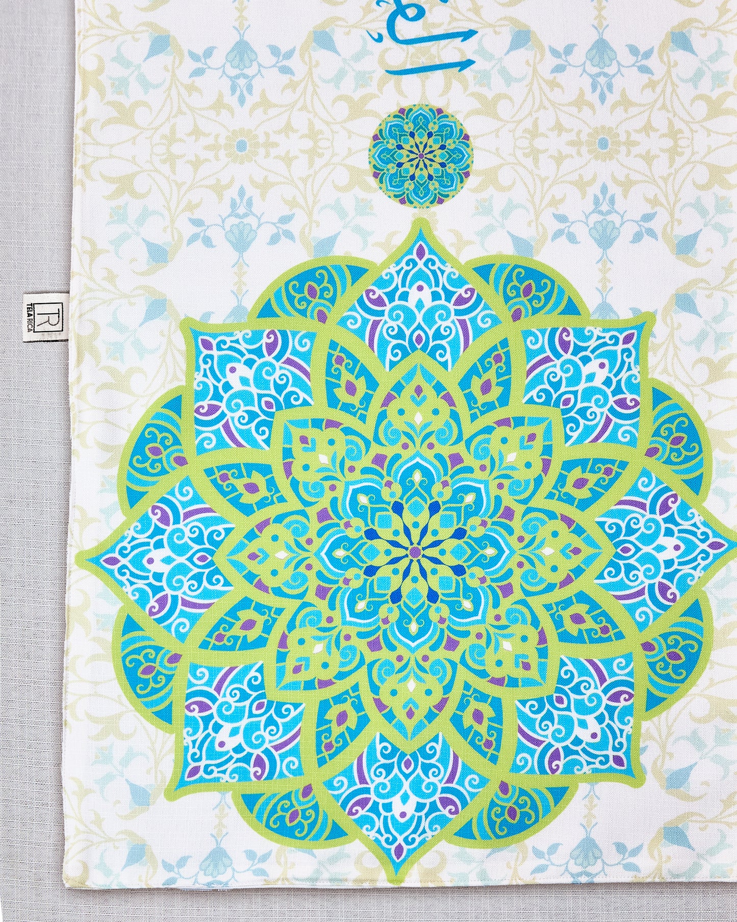 Mint Mandala Table Runner