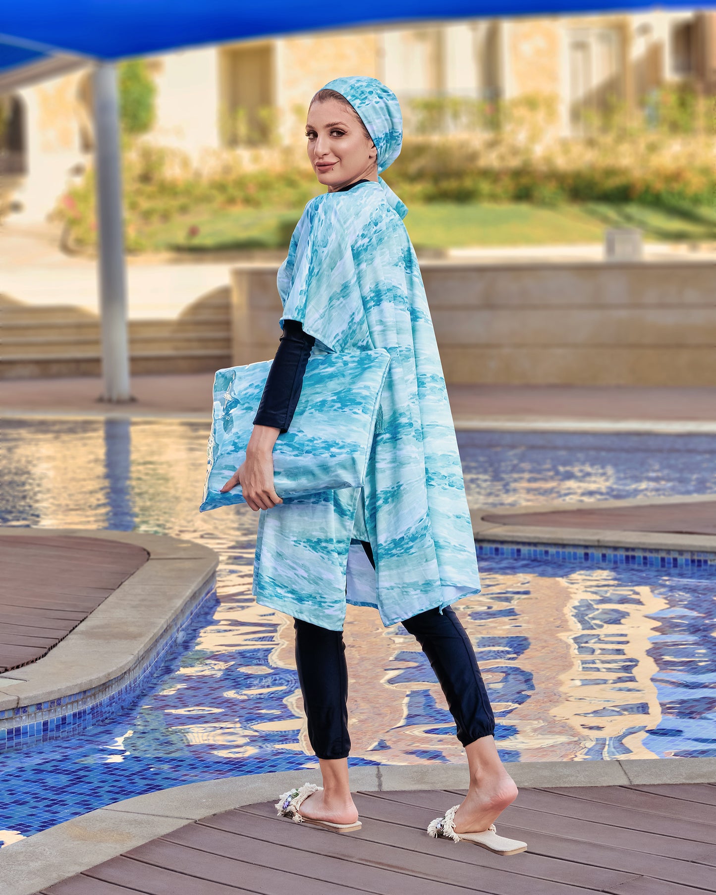Mint waves Beach set