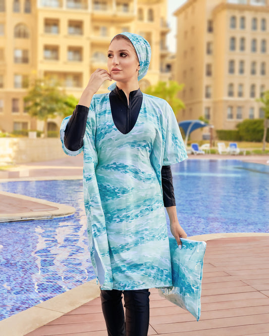 Mint waves Beach set