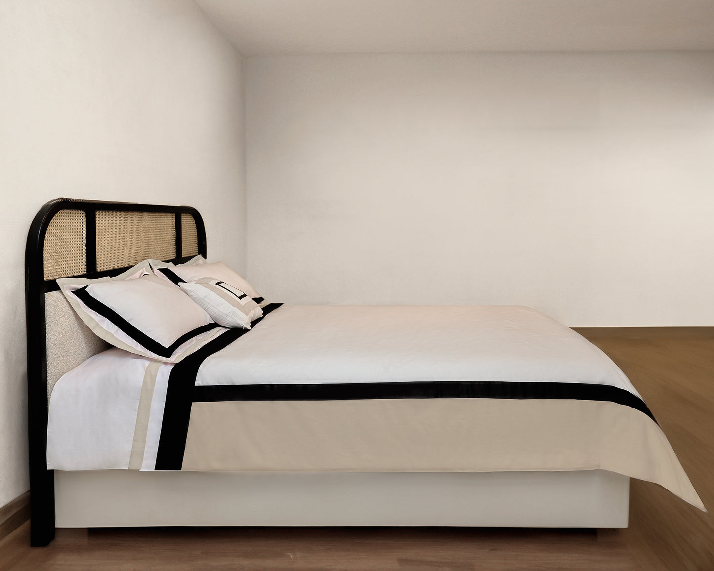 Black Beige Pillow Cases