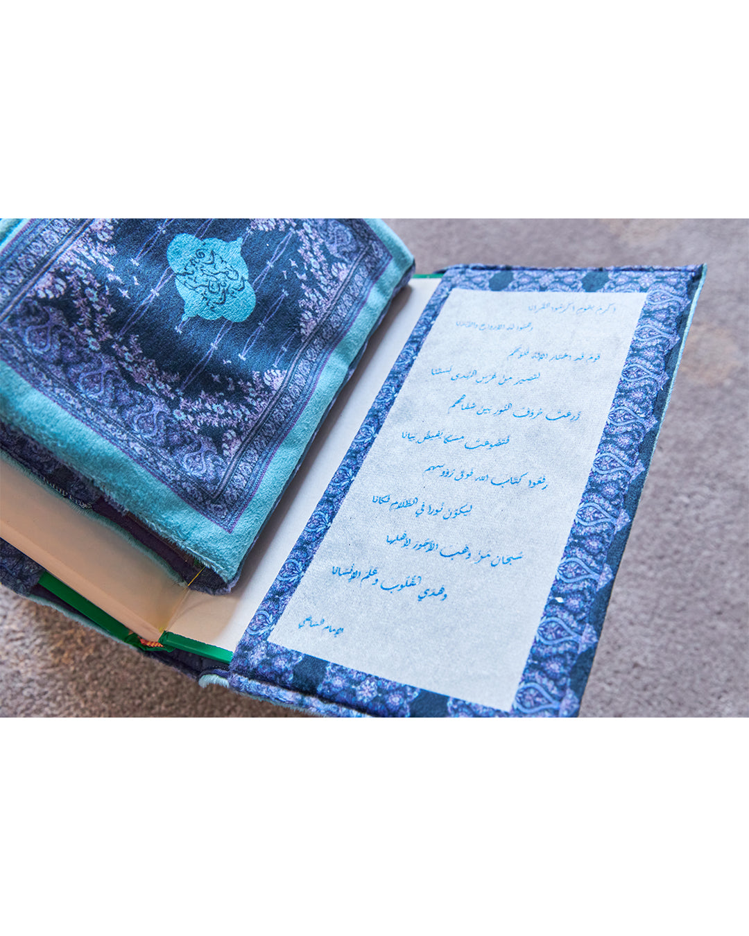 Navy Flowery Full praying set