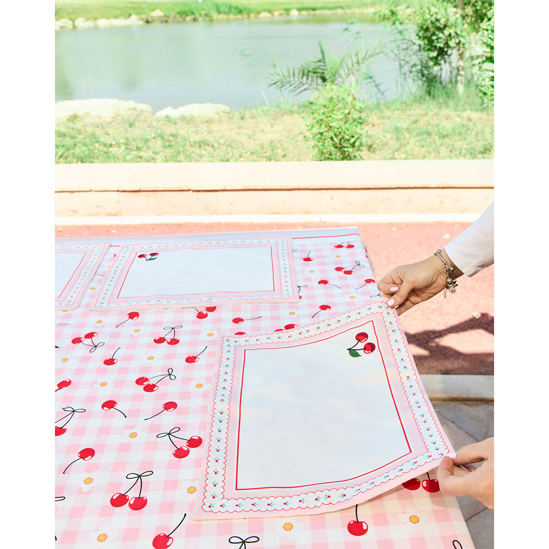 Cherries tablecloth
