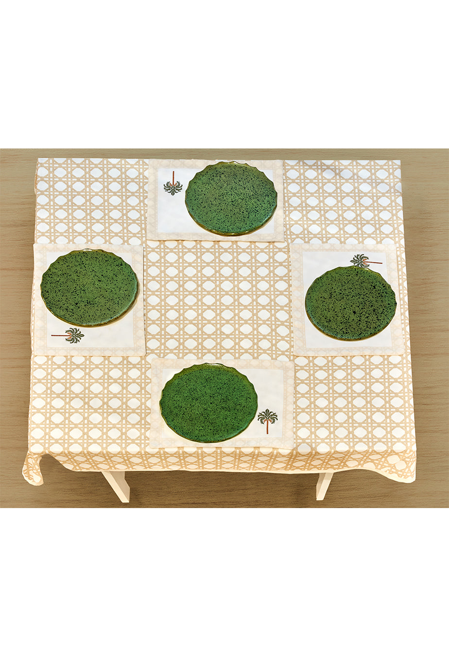 Rattan Tablecloth with Placemates OFFER
