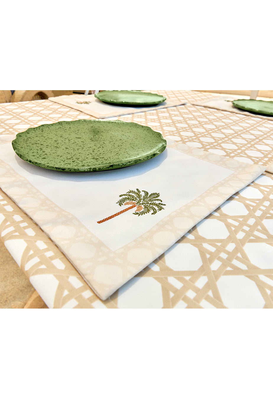 Rattan Tablecloth with Placemates OFFER