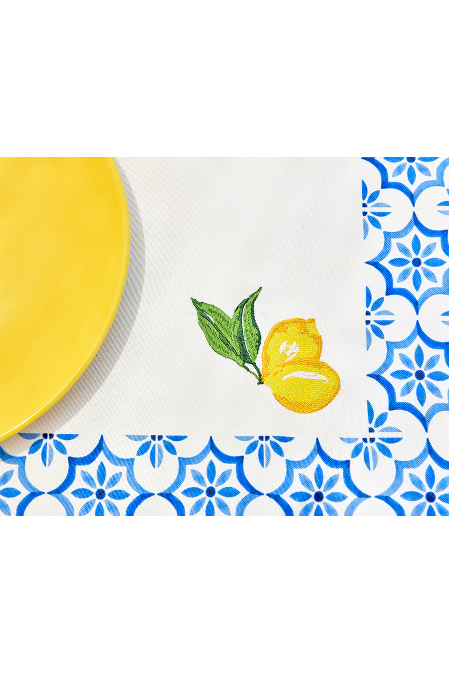 Lemon Tablecloth with Placemates OFFER