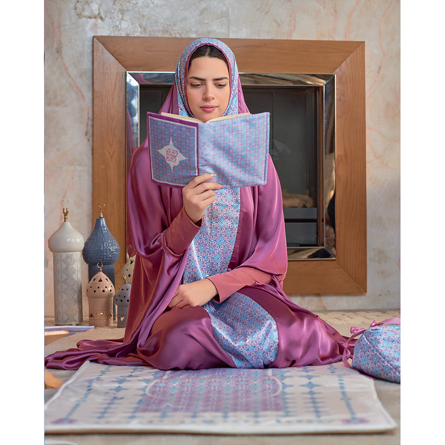Blue Mandala Padded Praying Carpet