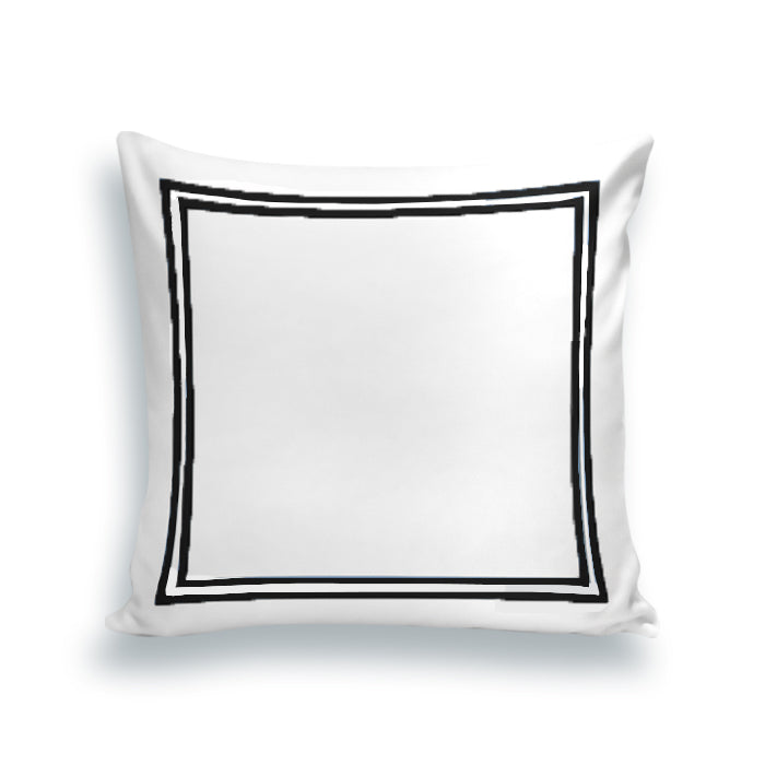 Embroidered Frame Cushion (multi colors )