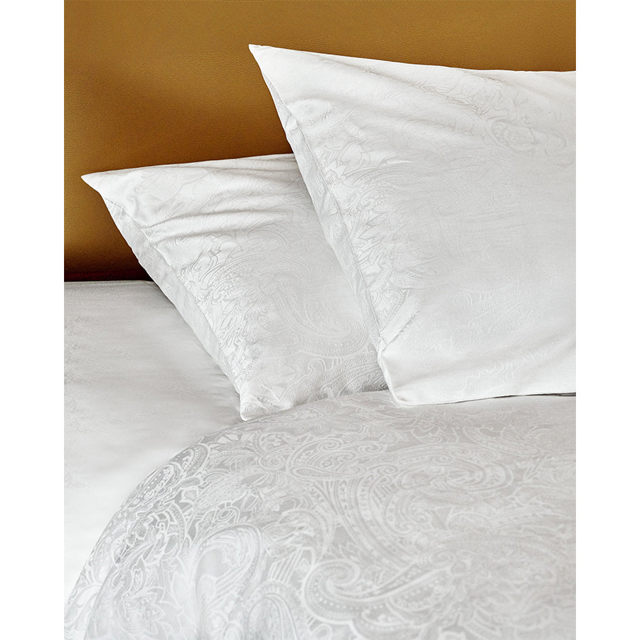 White Jacquard Pillow Cases