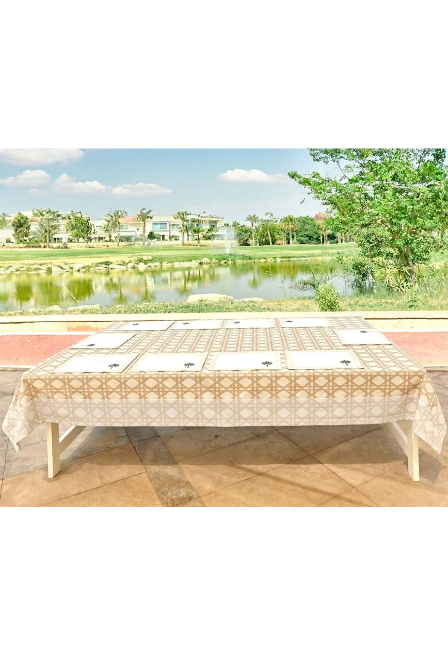 Rattan Tablecloth with Placemates OFFER