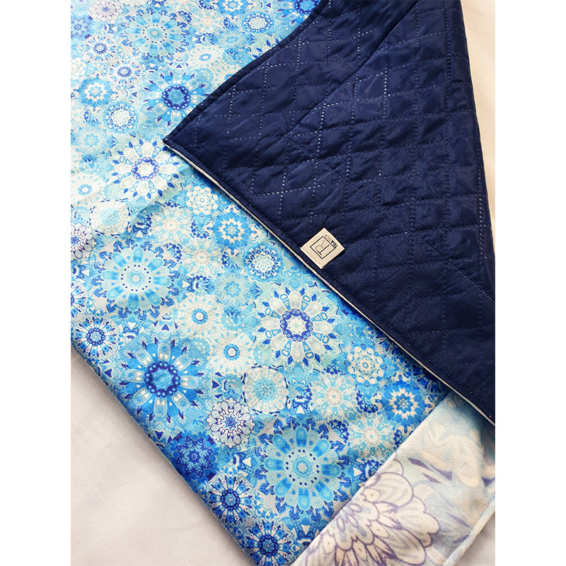 Blue Floral Full praying set .