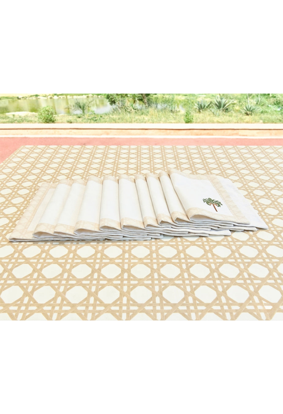 Rattan Tablecloth with Placemates OFFER