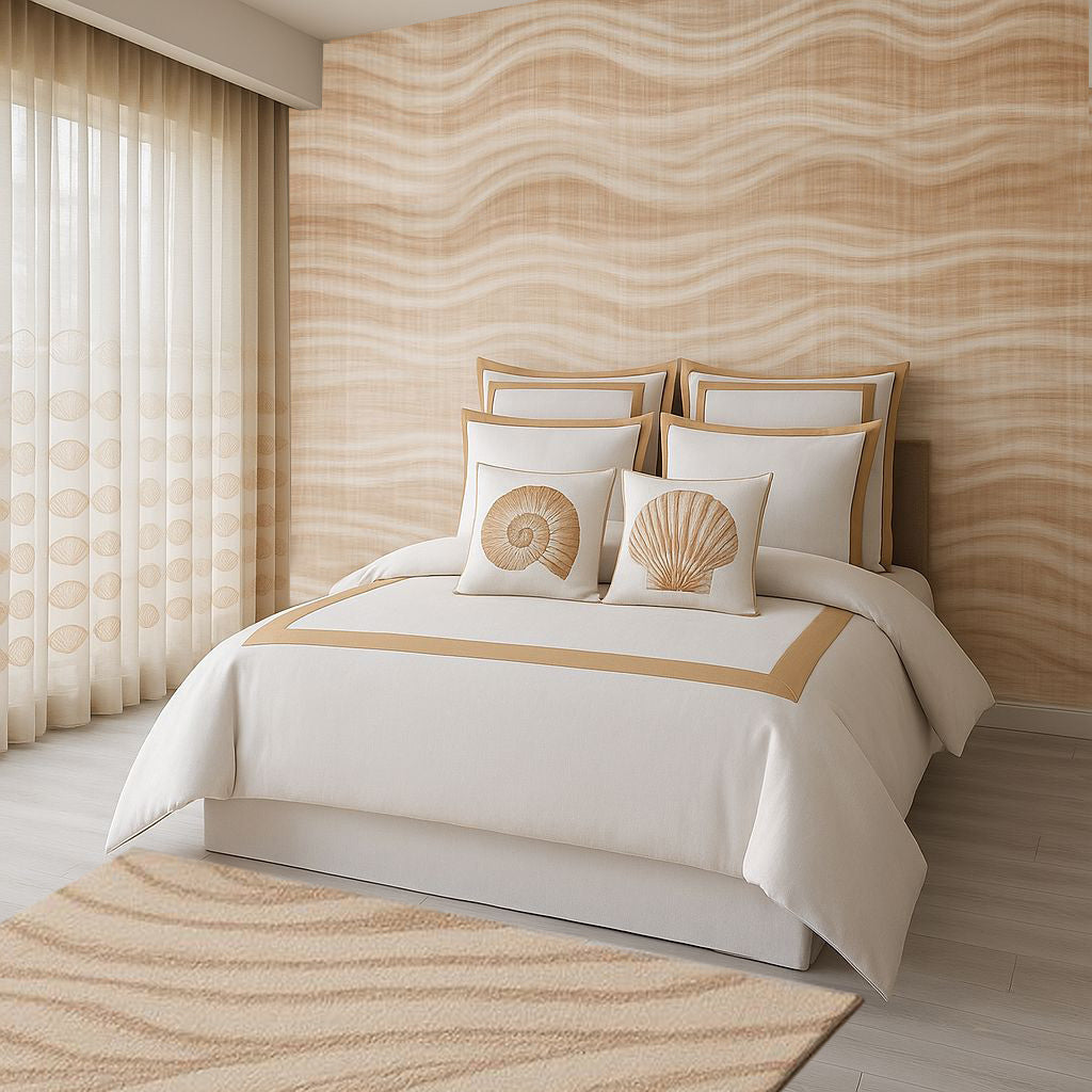 Beige Shell Cushion 2