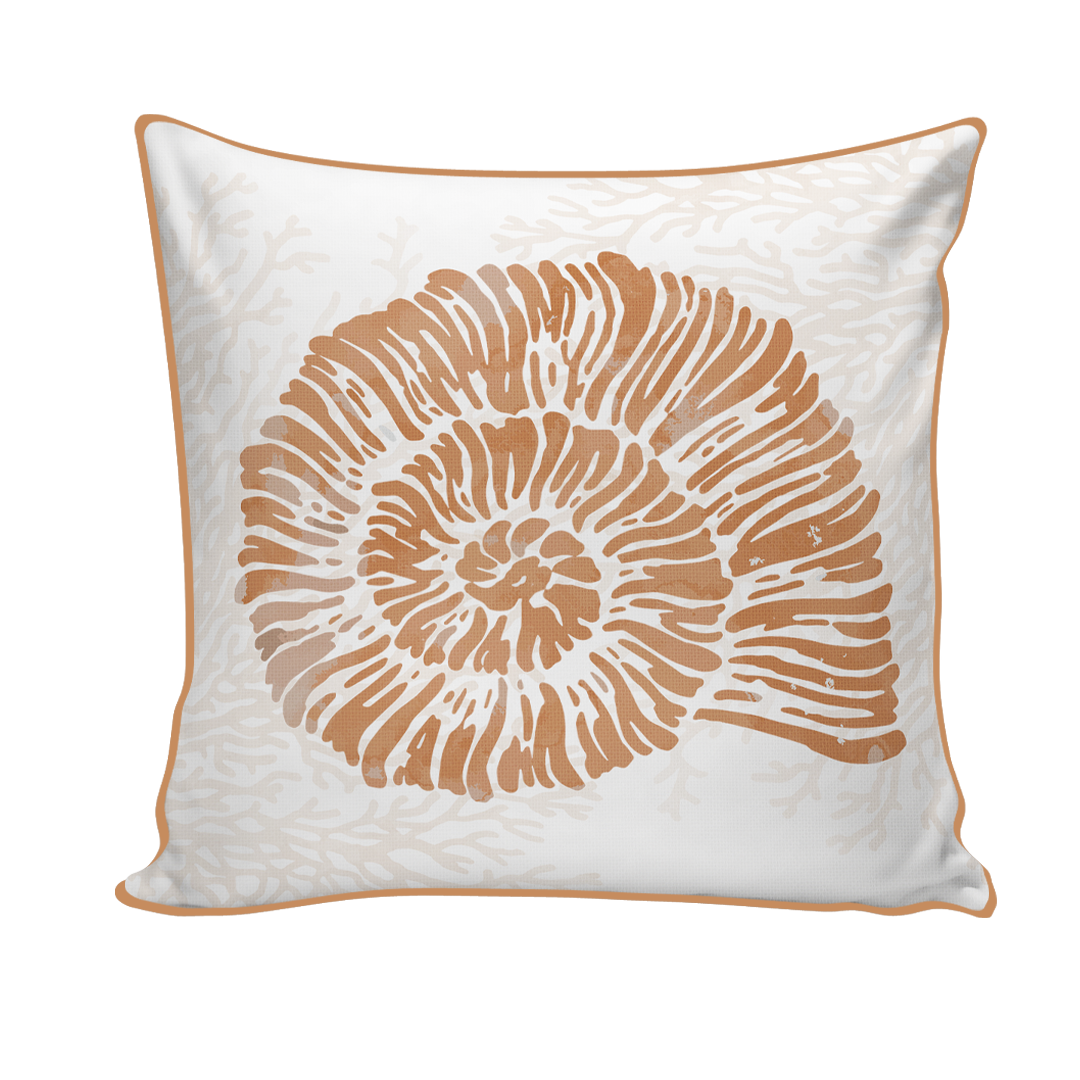 Beige Shell Cushion 1