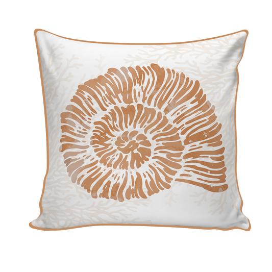 Beige Shell Cushion 1
