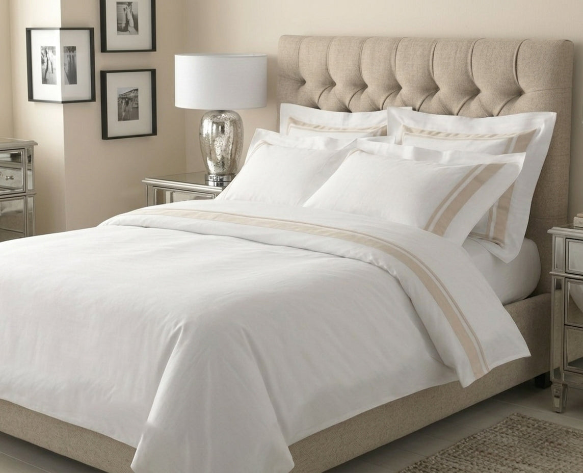 Borders Upper sheet+2 pillow cases
