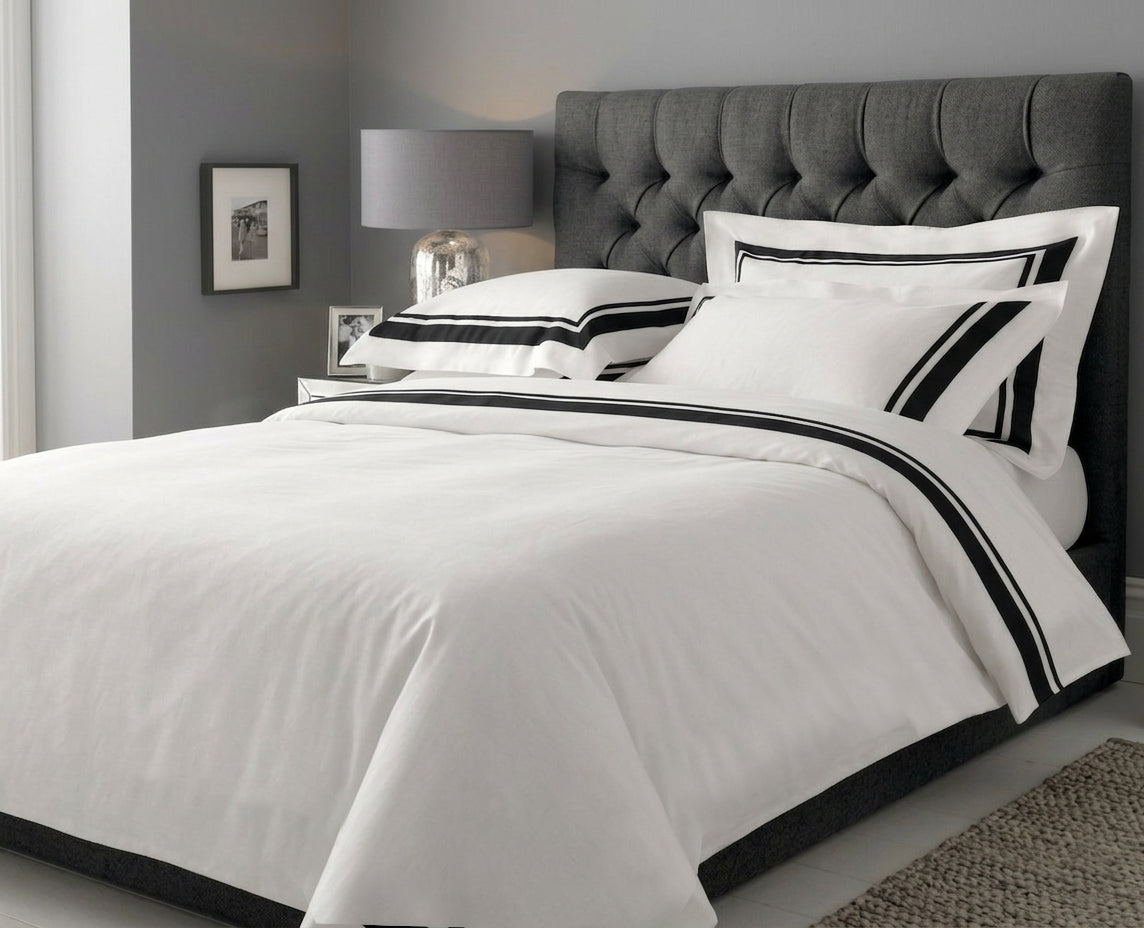 Borders Upper sheet+2 pillow cases