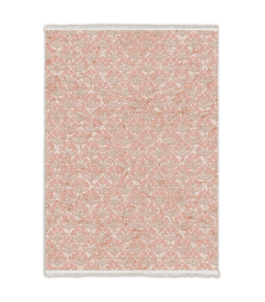 Salmon Flowers Carpet