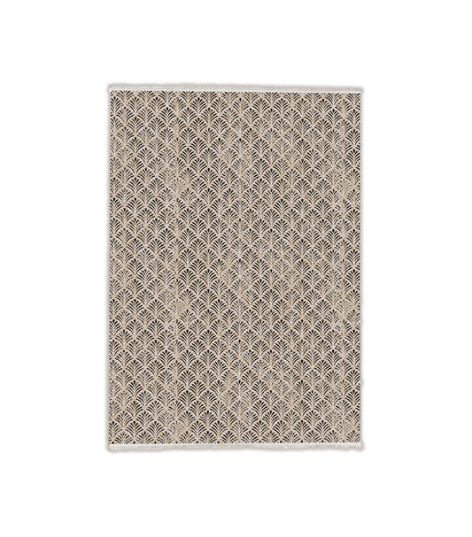 Beige Black Carpet.