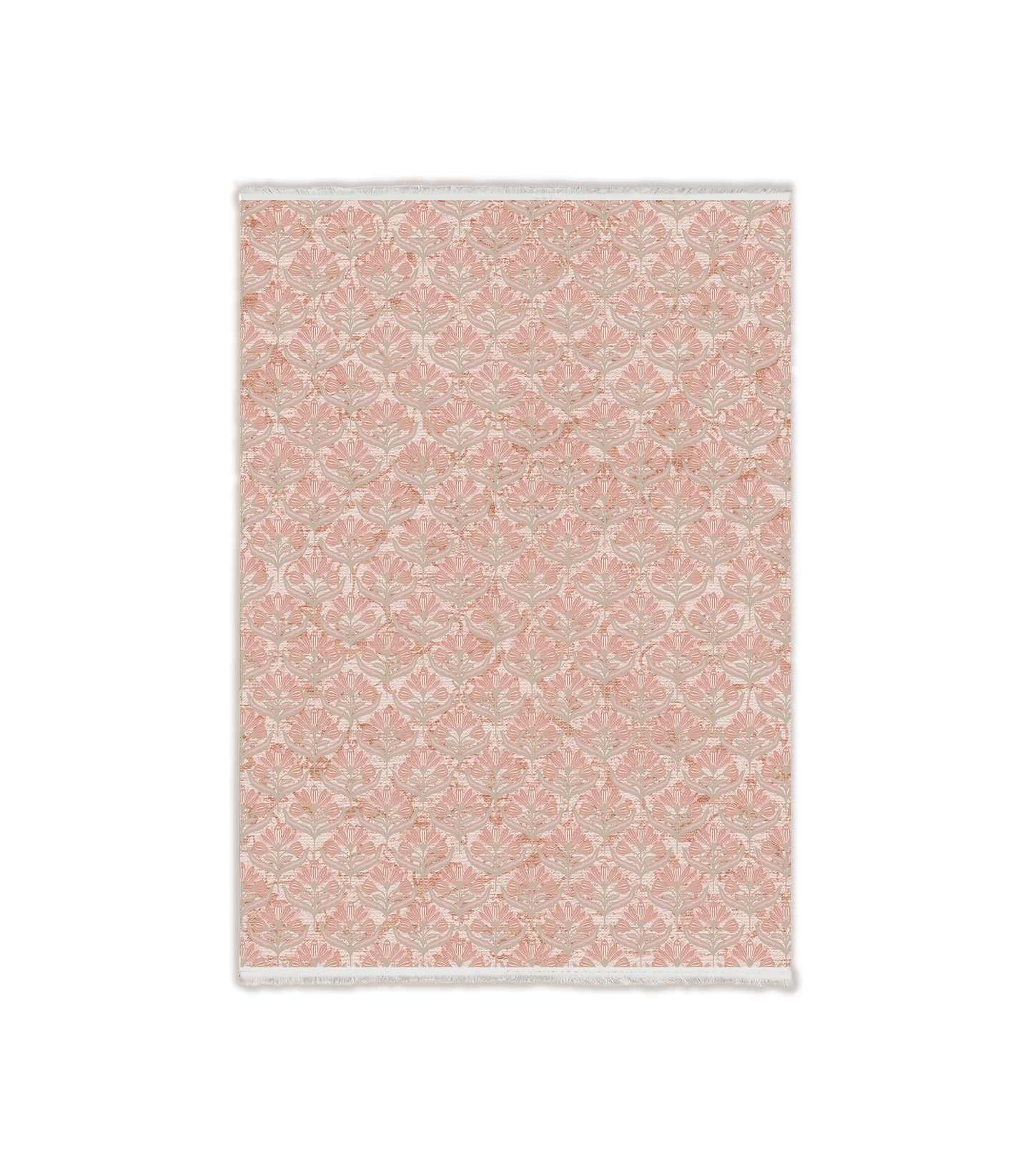 Salmon Flowers Carpet