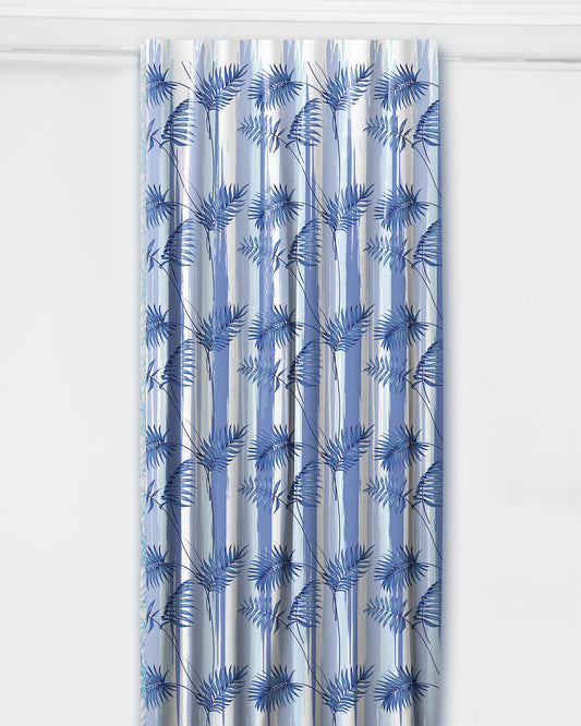 Blue Leaves Curtain