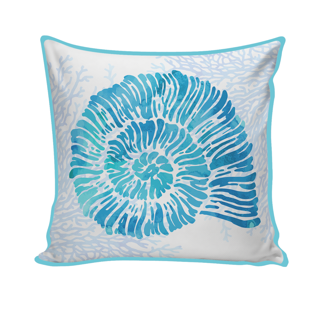 Blue Shell Cushion 1