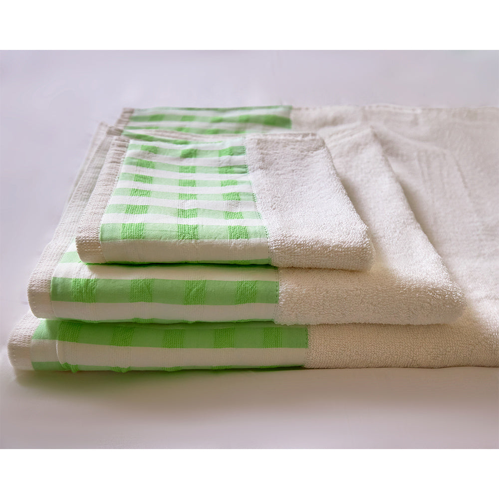 Green Checks Towel