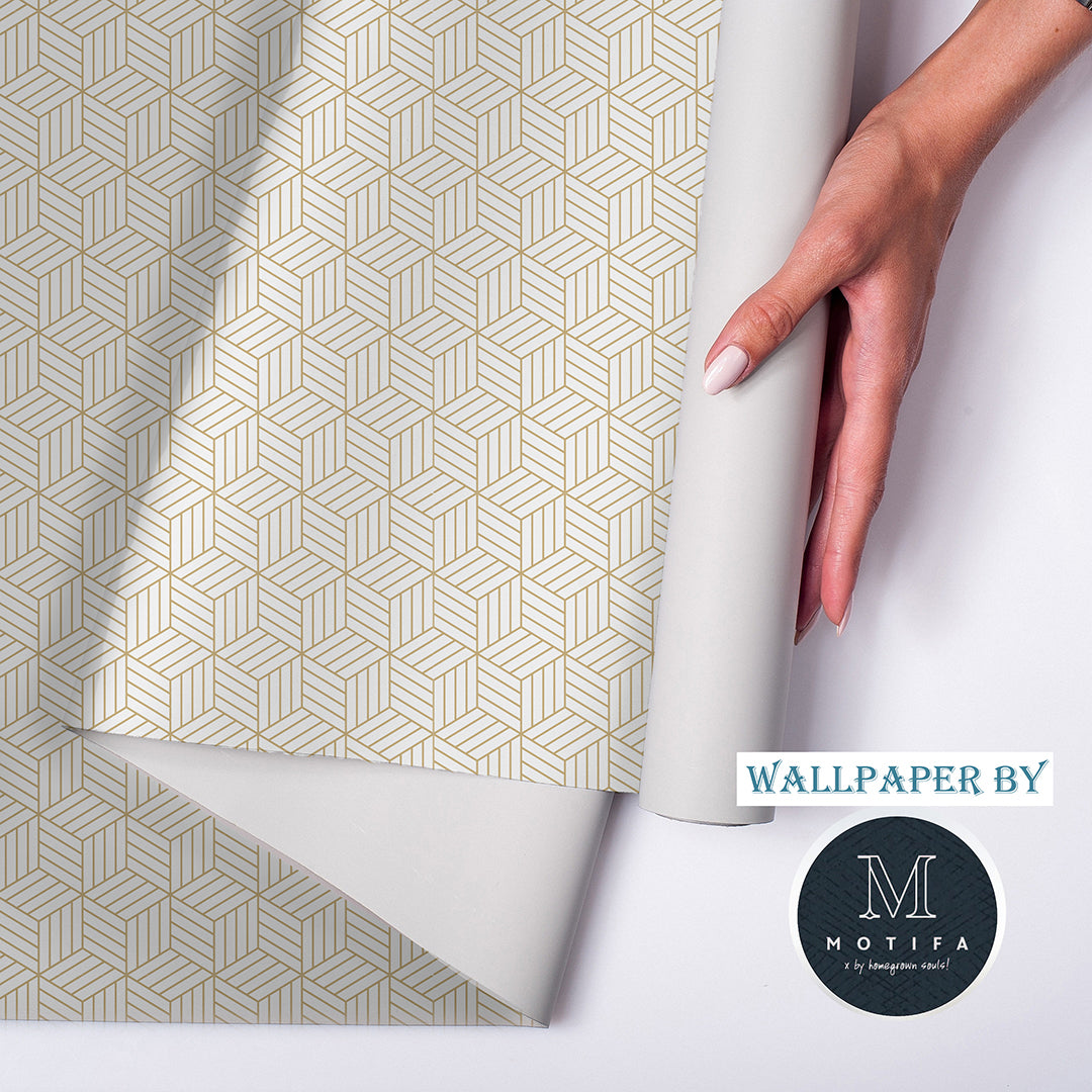 Gold Geometric Wallpaper