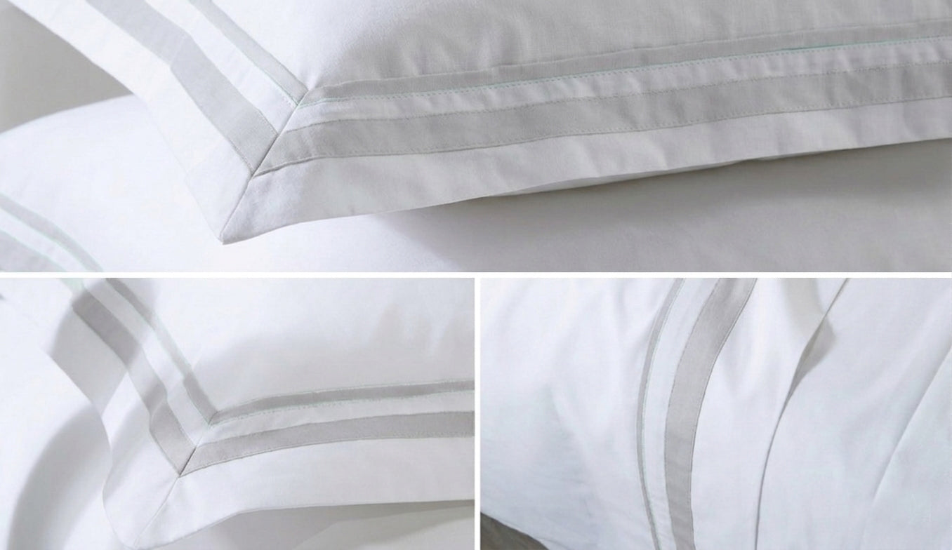 Borders Upper sheet+2 pillow cases