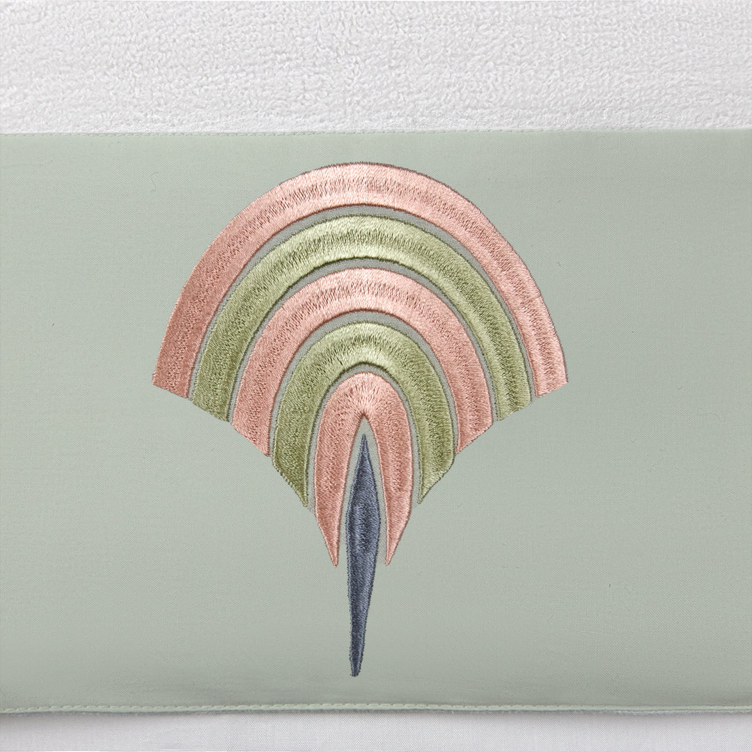 Green shades circles Towels