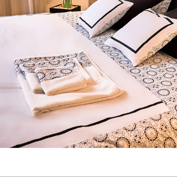 Black Islamic Towels Set