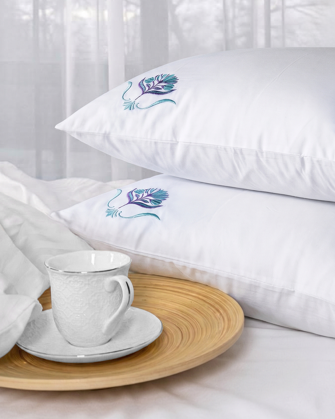 Embroidered Pillow cases