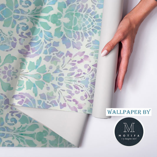 Mint Purple Wallpaper