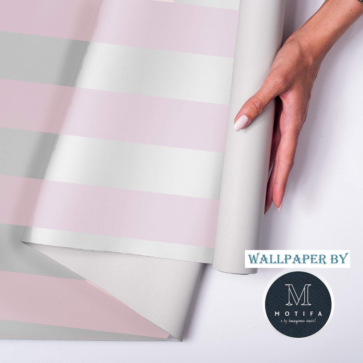 Pink Stripes Wallpaper