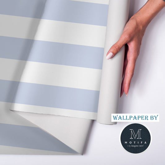 Light Blue Stripes Wallpaper