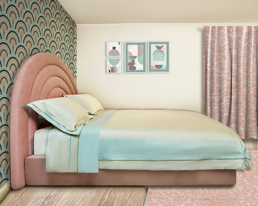 Green shades Duvet cover