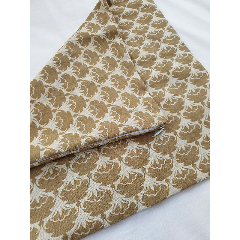 Brown Linen Cushion