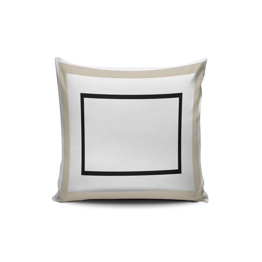 Black Beige Cushion