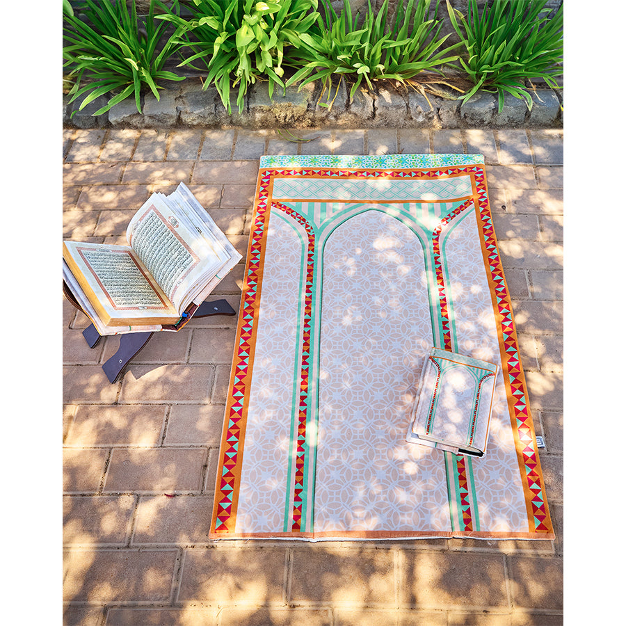 Orange Padded  Carpet