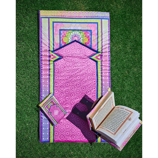 Purple lemon Padded Praying Carpet