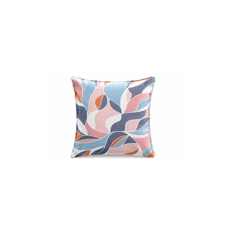 Pink blue Abstract Cushion