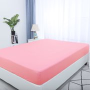 Salmon Plain Fitted Sheet 200TC