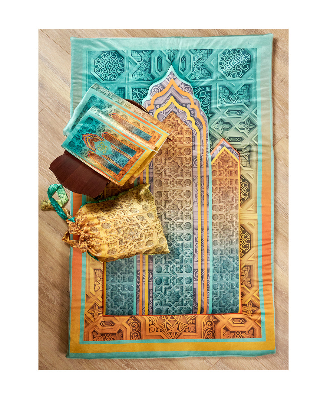 Mint Islamic motifs Full praying set