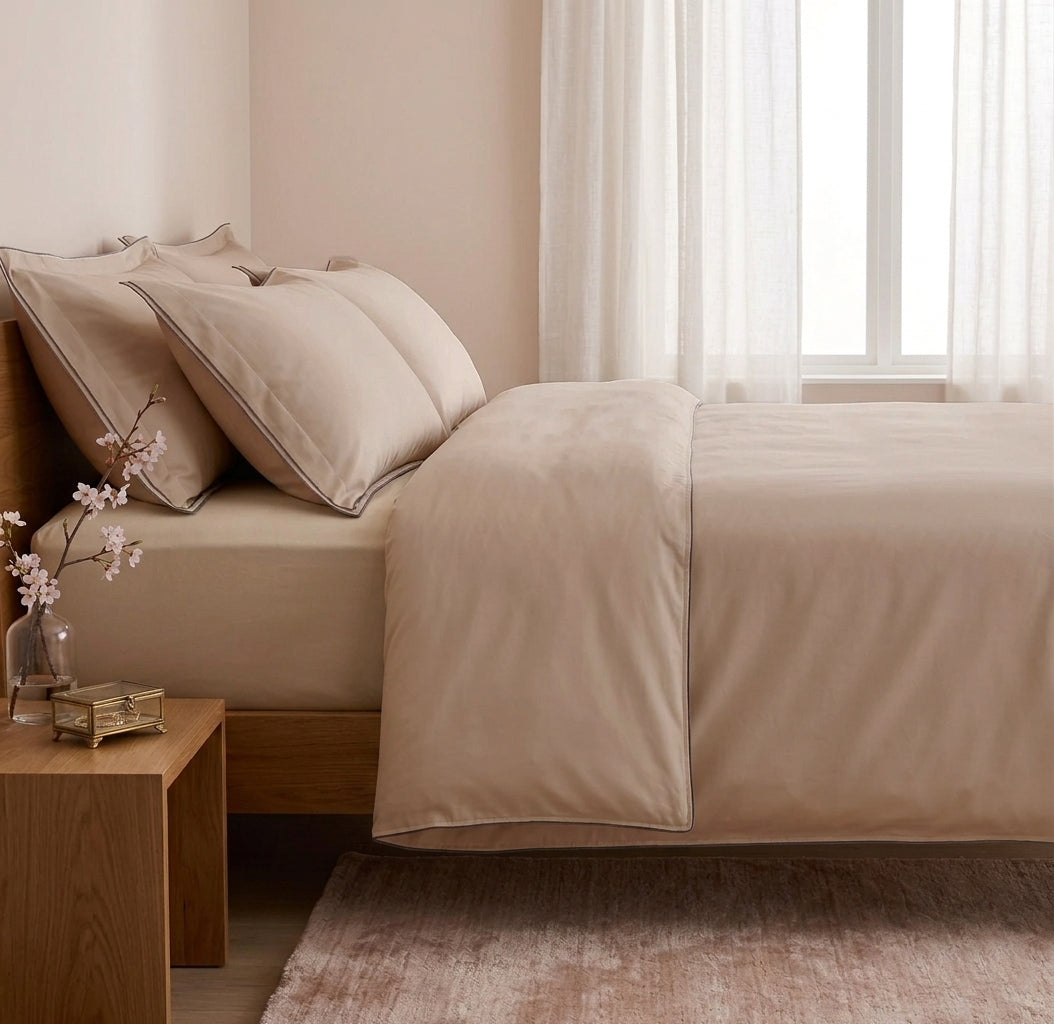 Outer embroidered Duvet cover+2 pillow cases