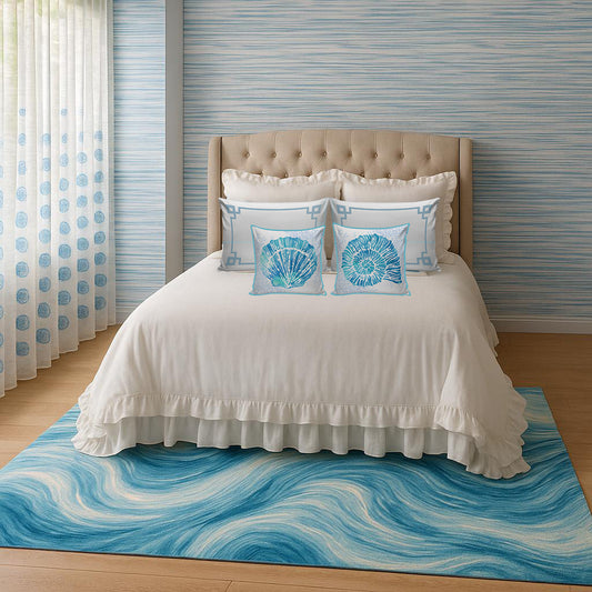White Ruffles Duvet Cover
