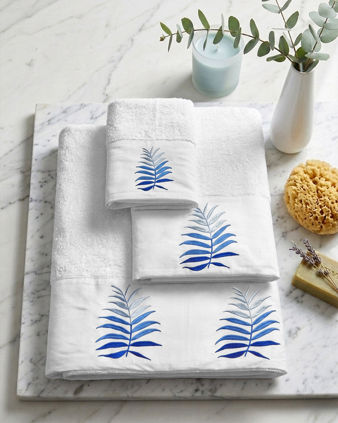 Embroidered Towels set.