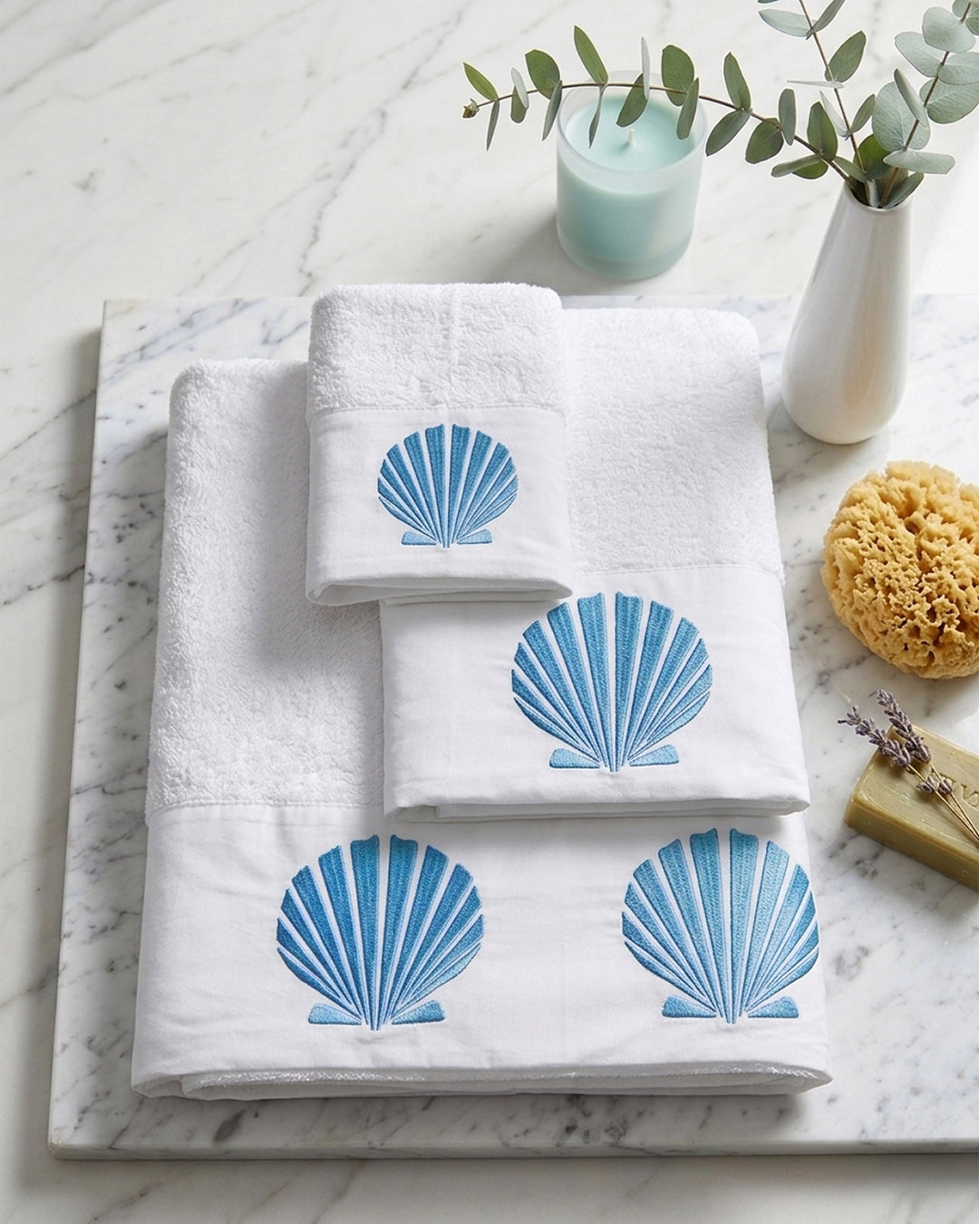 Embroidered Towels set.